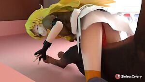 Yang Xiao Long Riding a Penis Except It's a Dog Penis and Not a Human Penis