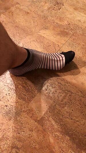 IM BACK! And I bought these ridiculous see-through socks just to show them off for you guys.