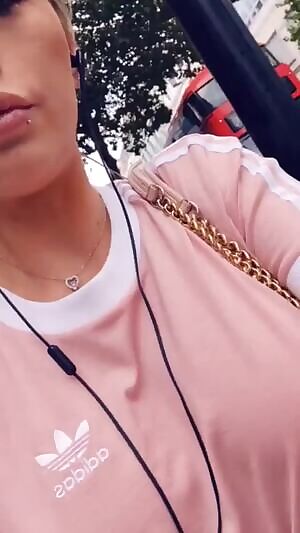 Walking braless through London