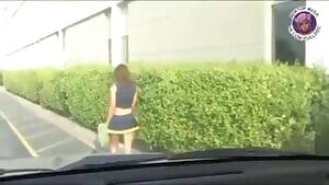 Sweet cheerleader turns herself in