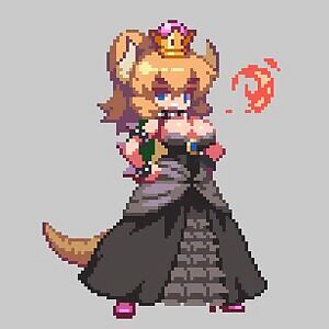 Pixel Bowsette