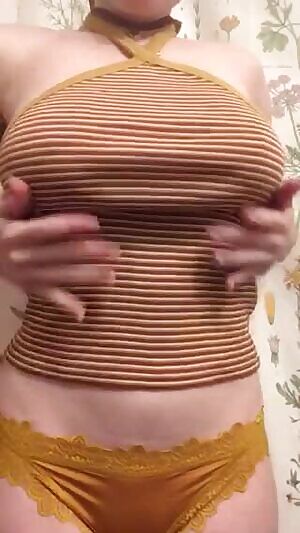 just having a little fun in a halter top!