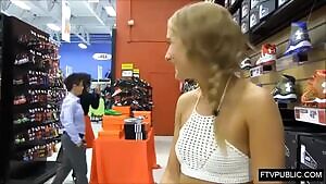 flashing in the most adorable way possible!