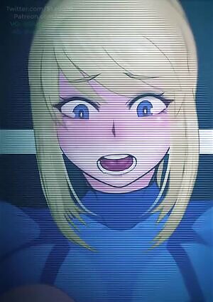 Samus x Ridley cum inflation