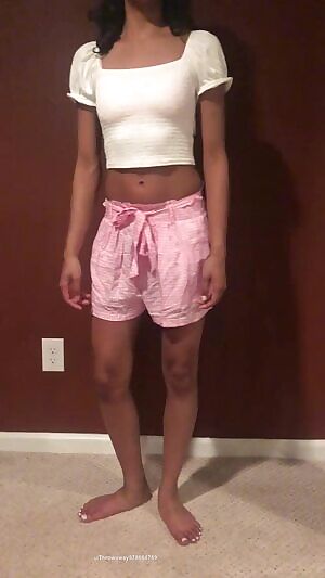 Would any ladies or gentlemen enjoy a long striptease from a fit Indian chick?