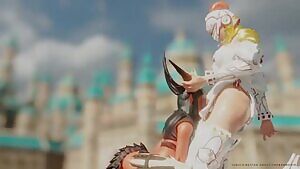 Knight vs Demon - fellatio contest