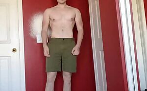 Stripping down for the first warm day of spring