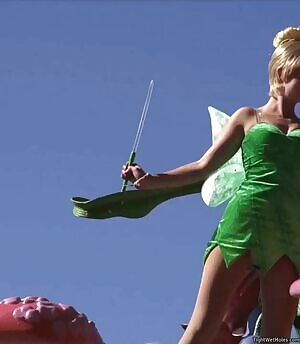Disneyland Tinker Bell Upskirt - in motion!