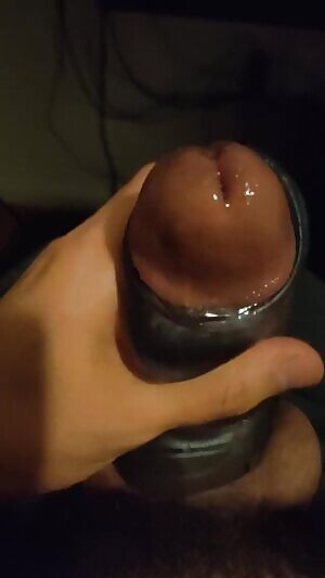 Playing porn games until I can't help but stroke myself