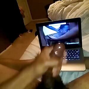 Watching a blowjob