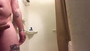 Beginner Dad Bod In The Shower