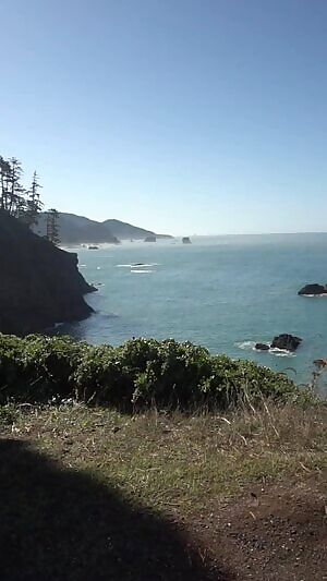 Spreading my ass on the Oregon Coast :)