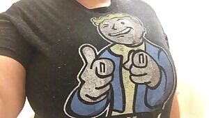 You never know what’s under a girls shirt 😉