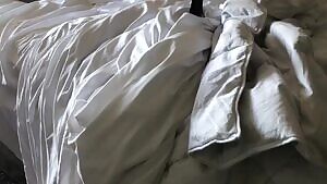 Before heading down to the hot tub to show off...