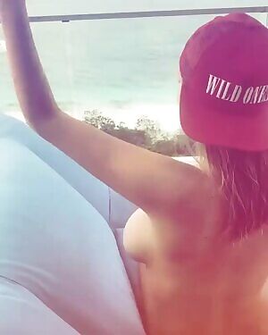 Topless tease