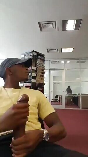 jacking off at work