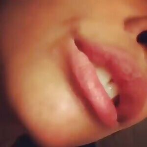 Spit and tongue play