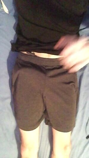 My Outline in grey shorts