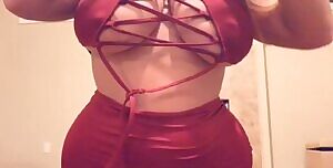 In red