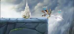 Spitty shaved head thot