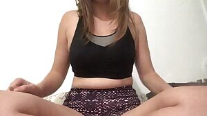 Sports bra reveal