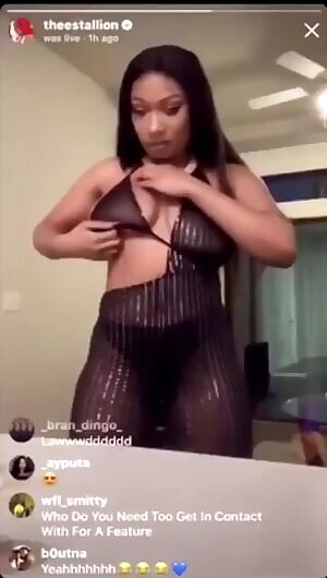 Megan Thee Stallion IG nipslip