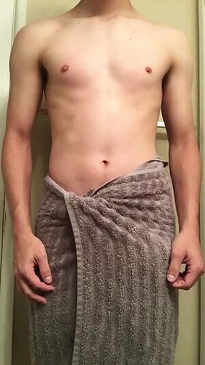 Towel is there, then it’s gone.