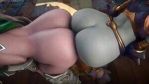 Tyrande Whisperwind & Jaina Dreadlord,