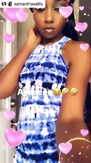 My cousin’s friend Samantha twerking