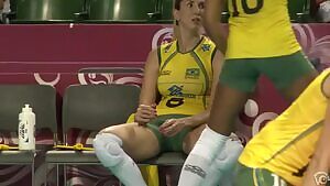 Brazilian volleyball player camel toe