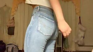 Jeans and peaches