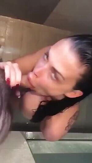 Blowing one in the shower
