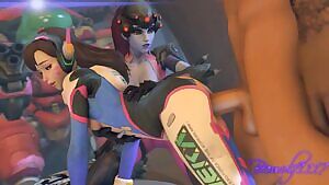 Widowmaker guiding D. Va