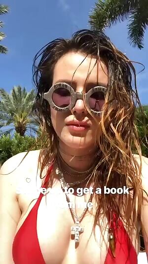 Bella Thorne in a bikini