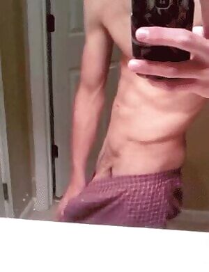 When you finally let your morning wood out