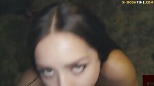 Alina Lopez takes a facial like a champ