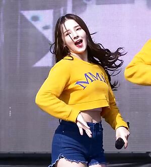 Nancy from Momoland deserves to get pounded from behind by BWC while her Asian cucks watch and stroke their rice-dicks