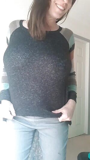An after work business casual titty drop 😁