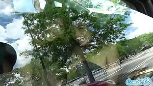 Putting on a show in the parking lot. Vienna Black - Dana Wolf - Parking Lot. lesbian busted in public. Pornstars: Vienna Black, Dana Wolf