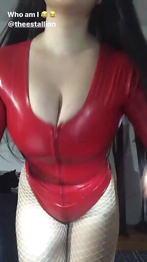 Red bodysuit