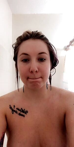 Showing off in the shower