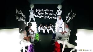 There was Maddy, and her two droogs, trying to make up their rassoodocks what to do with the evening, and getting their nice tight koshkas good and wet with a bit of the old in-and-out to get ready for some nice hard ultra-cock...