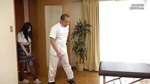 School Girls In Uniform Who Can't Say No And A Horny Chiropractor Aika Yumeno