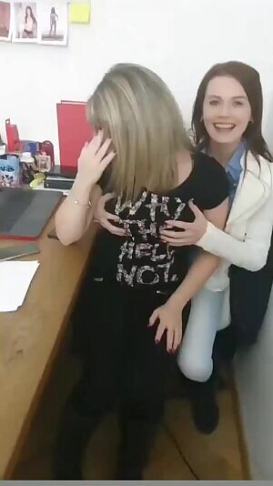 WHY THE HELL NOT!! Timea Bella, the brunette and Petra Avoravok, the shy one with nervous laughs share girl on girl playful moment which definitely creates one of the best nsfw gif. Similar gifs reddit links with both of them, in the comment!