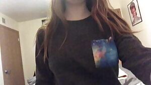 Thick College Girl Drops Amazing Tits