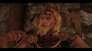 Jarl Balgruuf slips into a daydream after reading The Lusty Argonian Maid