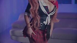 Busty Cosplay Girl Take A Huge Cock Balls Dee