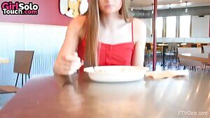 Public upskirt, boobs flashing