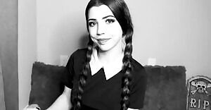 Wednesday Addams Smokes Two Joints