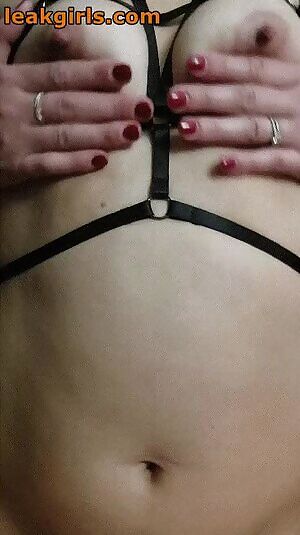 Showing off her harness while riding me